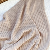 Ribbed Blanket/ Wrap - Oat