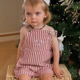 CK Christmas - Santa Baby Overalls RED