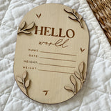 Announcement Plaque - Rounded