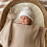 Ribbed Blanket/ Wrap - Oat