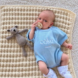 COKO knit ROMPER BLUE