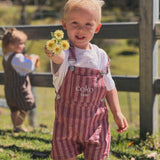 Slow Days Overalls - Cherry