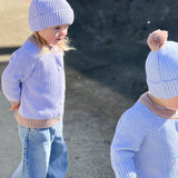 Wonderland- CARDIGAN (PURPLE/BROWN)