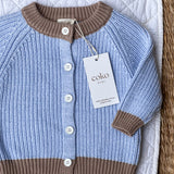Wonderland- CARDIGAN (BLUE/BOWN)