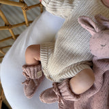 Chunky Knit Romper - OAT