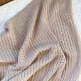Ribbed Blanket/ Wrap - Oat
