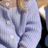 Wonderland- CARDIGAN (PURPLE/BROWN)