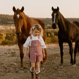 Slow Days Overalls - Cherry