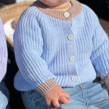 Wonderland- CARDIGAN (BLUE/BOWN)
