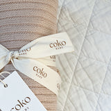 Ribbed Blanket/ Wrap - Oat