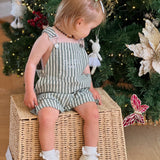 CK Christmas - Santa Baby Overalls GREEN