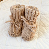 Heirloom Booties - BISCUIT