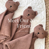 Heirloom Comforter - Chocolate Brown Bear