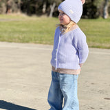 Wonderland- CARDIGAN (PURPLE/BROWN)