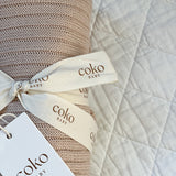 Ribbed Blanket/ Wrap - Oat